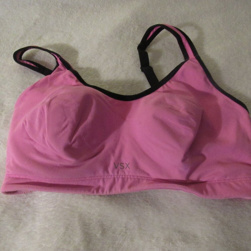 Victoria's Secret VSX Sexy Sport Pink Underwire Bra 34DD USED